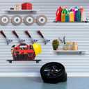 6 Pack 22" x 17" Slatwall Shelves, Heavy-Duty Slat Wall Wire Shelf Accessories for Garage and Home Storage (6, 17" x 22")