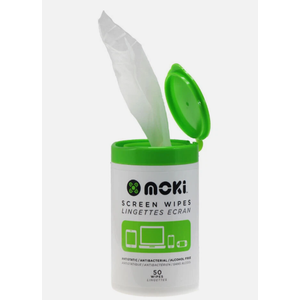 50pc Moki Screen Wet Wipes Cleaner Bottle for TV/Monitor/Tablet/Phone LCD/LED