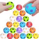 SCIONE 36 PCS Mini Fidget Spinners Soccer Ball Toys for Kids, Soccer Party Favors Goodie Bag Stuffers, Rotatable Soccer Finger Stress Balls for Classroom Prizes