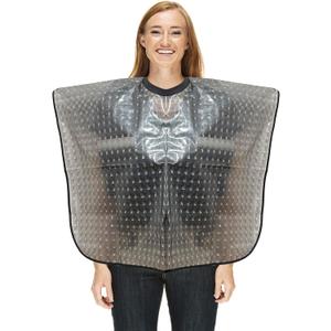 Mastectomy Chest Surgery Shoulder Shower Protection Waterproof Post Surgery Shower Cape Water-Resistant Post Surgery Garment (Black)