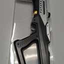 Powerful Propane Torch Gun, Kitchen Torch with Adjustable Flame, Flamethrower Blow Torch Gun, Gas Welding Kits for BBQ, Searing Steak, Camping & Charcoal Torch Lighter(Tank Not Included) (Silver&black)