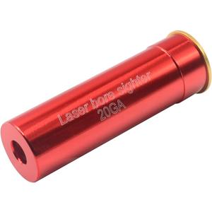 Red Dot Laser Bore Sight, Bore Sight Lase for 20GA/20Gauge Caliber,Laser Boresighter with 2 Sets of Batteries for Hunting