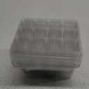 MIXC Seed Starter Kit with Grow Light, Elevated Seedling Tray Kit with Adjustable Humidity Dome and Clear Cell Tray, 12 Full Spectrum Led Beads for Seed Starting Greenhouse, 6 Pack, Transparent