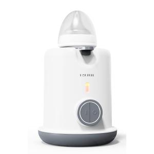 HAUTURE Bottle Warmer, 2-in-1 Fast Baby Bottle Warmer for Breastmilk & Formula, Warms Baby Milk to Body Temperature in Minutes, One Button Control