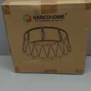 Christmas Tree Collar, 28.4" Festive Drum Design Tree Ring, Durable Plastic with Mirror Finish, Easy to Assemble and Clean, Pet-Proof Base Cover for 8ft Trees (Red and Gold)