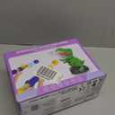 Movable Dinosaur Shooting for Toys Kids 4-6, Electronic Kids Target Games with 2 Air Pump Guns, LCD Score Record, Sound, 48 Foam Balls, Birthday Gifts for 3 4 5 6 7 8 9 Year Old Boys Girls