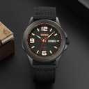 SKMEI Men's Digital Sports Watch 50m Waterproof LED Military Multifunction Smart Watch Stopwatch Countdown Auto Date Alarm (All-Black)