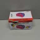 IDAODAN Electric Balloon Pump, Portable Electric Balloon Blower Machine Balloon Air Pump Dual Nozzle Rose Red 110V 600W Balloon Inflator for Party Decorations（Blue Red）