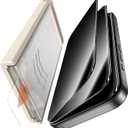 Privacy Screen Protector 3 Pack for iphone 16 Pro, Degradable Dust Free Cabin Easy Installation, Designed for iphone, Auto Positioning, Privacy Protection, 9H+ Hardness