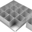 16 Piece 2 inch Square Cake Pan Set 12284