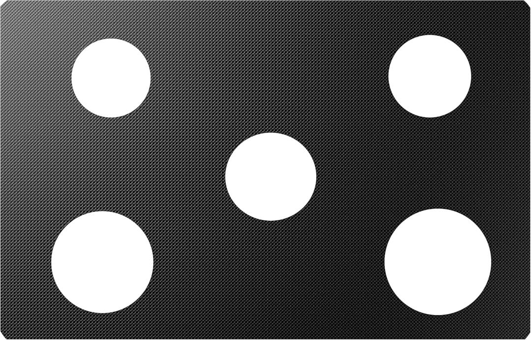 Stove Top Protector for KitchenAid Gas Stove Protectors 5 Burners, Fit Model KGRS202BSS0 KGRS202BSS1 KGRS202BSS2, 0.5MM Reusable Splatter Guard Stove Top Liner