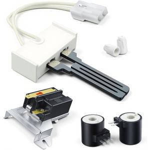 Gas Dryer Repair Kit - 279311 Igniter,338906 Gas Dryer Flame Sensor,279834 Gas Valve Solenoid Coils Kit- Fit for Whirl-pool,May-Tag,Ken-More - Replaces WP338906 AP3094138 PS334310 by TOMOON