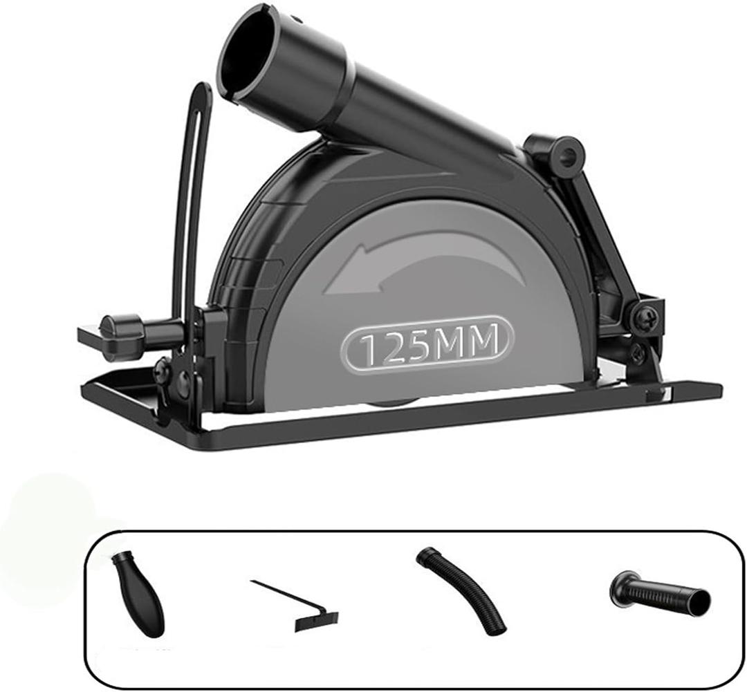 Angle Grinder Stand with 1.65-Inch Bore & Cutter Adapter Bracket - Adjustable Conversion Kit for 4-1/2" Grinders for Secure Metal & Wood Cutting(Check Compatibility)