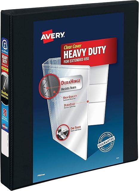 Heavy-Duty View Binders with One Touch Slant Rings