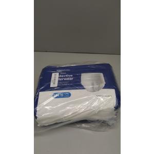 Amazon Basics Unisex Protective Underwear, Overnight Absorbency, Small/Medium, 16 Count, (1 Pack of 16)
