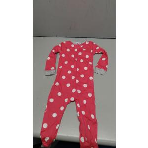 J JOYSAY pinkWhite Dots Baby One-Piece Footies Cotton Baby Clothing Rompers Pajamas Pjs for Girls Newborn 18M