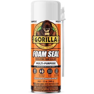 Gorilla Gray Foam Multipurpose Insulating Sealant 12 oz Gorilla Gray Foam Multipurpose Insulating Sealant 12 oz