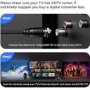 Digital TV Antenna Indoor,1200+ Miles Super Long Range Smart Chip for Local HD Channels-with Amplifier Signal Booster, Supports 4K 1080p for Smart & Older TVs,18ft Coax Cable