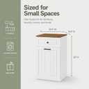 13 Gallon Pull Out Trash Cabinet Drawer Hidden Kitchen Bin