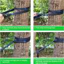 Hammock Straps – Camping Hammock Tree Straps Set, 20 ft Long Combined, 30+2 Loops, 2000 LBS Heavy Duty Strap for Hammock Suspension System Kit