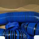 DUMPMAN RV Sewer Hose 10 Ft, Sewer Hose for RV Camper RV, Sewer Hose Kit with Swivel Fitting - Includes 90 Degree Clear View Sewer Adapter, and 2 Storage Caps