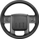 Mewant Steering Wheel Cover Compatible with Ford F-250 F-350 2008-2016 Expedition 2007-2014 Steering Wheel Wrap