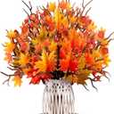Paper Love HugePop Maple Leaf Bouquet 3D Pop Up Card, With Detachable Paper Bouquet, For Fall, Thanksgiving, Birthday, All Occasions - Jumbo 10" x 14" Cover Includes Envelope and Note Card