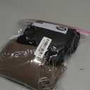 2 Pairs Women Fleece Lined Tights-Fake Translucent Leggings High Waist Pantyhose Sheer Thick Warm Tights For Women (Medium, Black+brown)