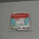 Multimode Fiber LC to LC, 10ft/3m, OM3 MM Fiber Patch Cable Duplex 10G/40G/100G LSZH (4pack),