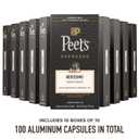 Peet's Coffee, Dark Roast Espresso Capsules, Compatible with Nespresso Original Machine, 100% Arabica Coffee - Nerissimo Intensity 11, 100 Count (10 Boxes of 10 Espresso Capsules) (EXP 05/04/27)