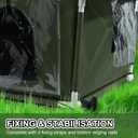 Outdoor Cat House Weatherproof Cat Shelters for Feral Cats Indoor Cat House with Mat and Edging Nails for Outside Provides Cozy Shelter for Stray and Outdoor Cats