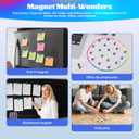 Magnetic Chess Game with 80 Travel-Stones, Magnet Game,Magnet Rocks Desk Stress Relief Toy and Fidget Toys Adults,Holiday Stocking Stuffer, Stress Relief Present.