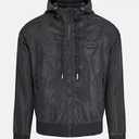 Sunlan Black Windbreaker Jacket Size M