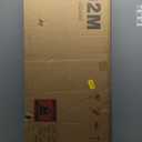 Rattan Shoe Storage Bench, 35.4" Bamboo Entryway Bench, 2-Tier Shoe Rack with 2 Doors & Padded Seat Cushion for Entryway, Living Room, Bedroom