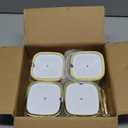 EABOSON 4 Pack Gold Condiment Spice Jars with Lids, Spoons, Tray - Plastic Seasoning Box Set for Salt, Pepper, Sugar - Kitchen Storage