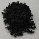 Large Afro Puff Drawstring Ponytail For Black Women, 10 Inch Nature High Puff HairStyle With Clip Black Curly Afro Messy Hair Bun for Women,Girls(1B)