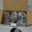 RidRed Office Chair Wheels - Replacement Rubber Wheels - Universal Fit 3 Inch Casters, Heavy-Duty Chair Casters, Noise Free, Fits 98% Chair, for All Floor (5) (Transparent)