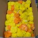 Giegxin 3 Pcs Marigold Garland for Diwali Decoration 4.92 feet Long Strand Artificial Marigold Flowers for Diwali Pooja Indian Home Wedding Dia De Los Muertos Day of The Dead (Orange Yellow)