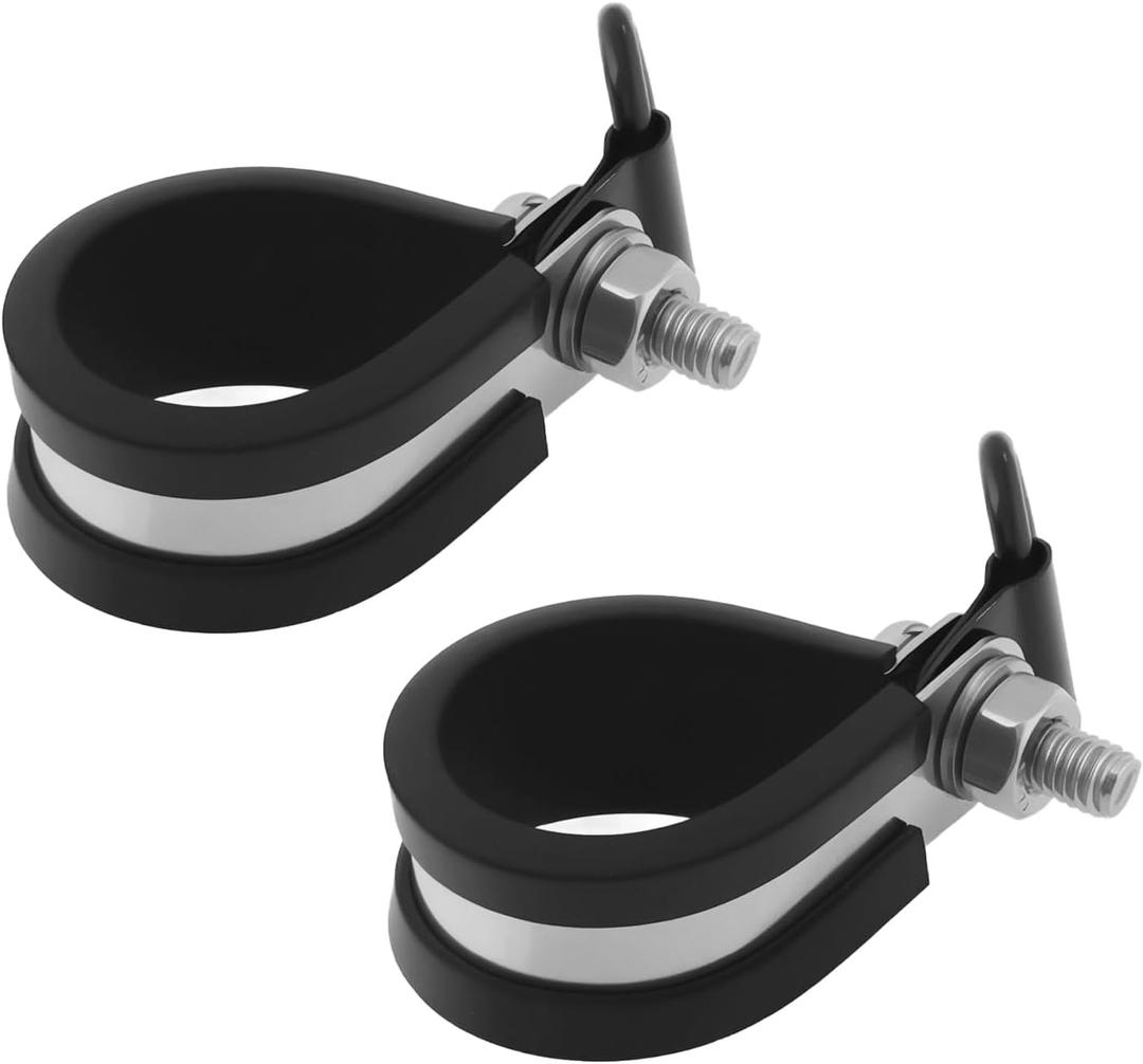 2pcs 26mm Weed Eater Trimmer Shaft Clamps Non-Slip Fit 23-26mm Poles Trimmer Tubes Bars and Shafts Use with Shoulder Strap