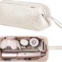 Shark Flex Style Case for Dyson Airwrap Hair Dryer Brush Revlon Hair Tools Travel Bag Carrying Case Flat Curling Iron Organizer (Beige)