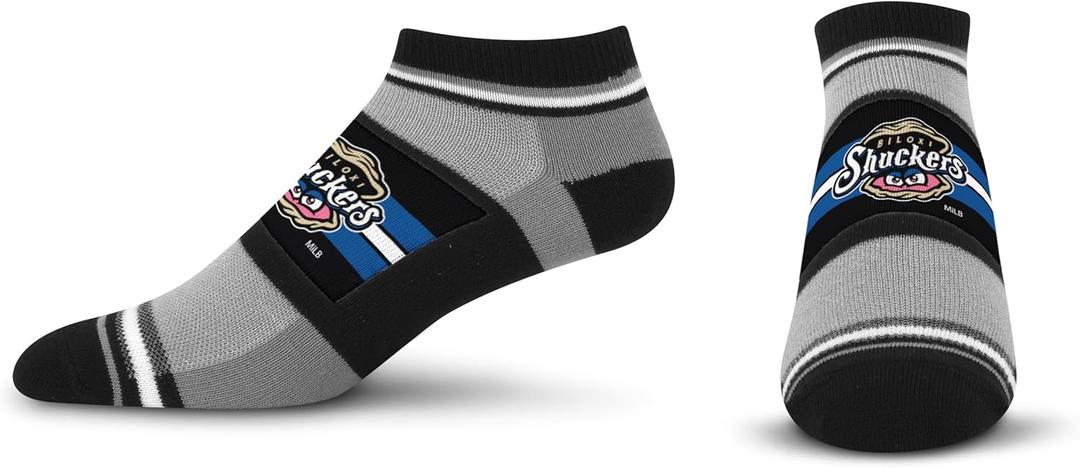 For Bare Feet Unisex Kid's MiLB Streak No Show Sock (Team)