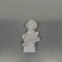 Resin Bust Statue 2.95 Inch Plaster Figurines Mini Home Decoration Sculpture White for Art Hobbyist-Artemis, Home Decoration