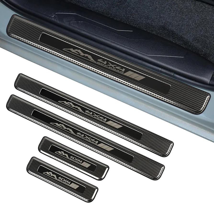 BILOPER Stainless Steel Door Sill Protector for Toyota Tacoma 2016-2025 Accessories Interior Door Entry Guard Cover Trim