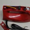 Hamilton Beach 6-Speed Electric Hand Mixer with Whisk, Traditional Beaters, Dough Hooks, Snap-On Storage Case, 275 Watts, Red