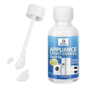 Appliance Paint White Appliance Touch Up Paint Enamel High-Gloss Acrylic White Touch Up Paint Pen Scratch Repair for Appliances Refrigerators Metal Surfaces Dishwasher Dryer Microwave Washers 1.5oz