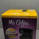 Mr. Coffee 12-Cups Automatic Drip Coffee Maker, Stainless Steel and Black (2176620)