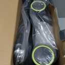 Ab Roller with Elbow Support, Ab Roller Board Core Workout Machine with 4 Wheels, Mini Pilates Reformer Equipment for Home Gym, Abdominal Full-Body Strength Exercise Trainer with Knee Pad (Black & Green)