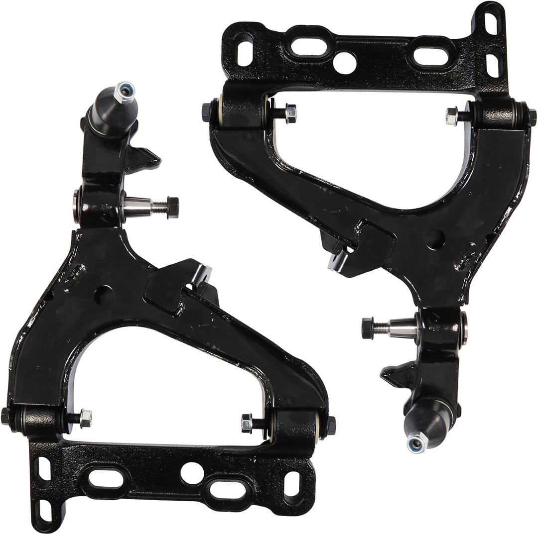 KUIPERAUTO 2PCS Front Lower Control Arm Suspension Kits K620467 K620468 Compatible with Buick Rainier, Chevy Chevrolet Trailblazer, GMC Envoy, Isuzu Ascender, Saab 9-7X, Oldsmobile Bravada