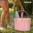 Hurley Beach Tote Bag for Women - EVA Rubber Waterproof, Sandproof | Hose-clean EVA plastic, freestanding structure; large capacity; swivel shoulder strap; for beach, pool, sports, and travel