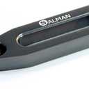 SALMAN 3500lbs Aluminum Alloy 6061 Fairlead 4-7/8" (124mm) Hole Spacing for UTV/ATV Winch Accessory Gray